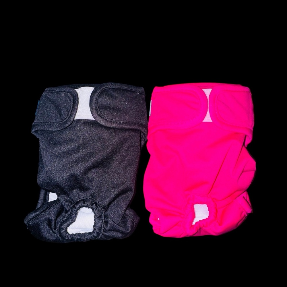 Teamoy 2pck  Small Female Dog Diapers Reusable & Super-Absorbent NEW